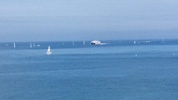 Condor arriving - high speed ferry from Poole 4 hours stopping at Channel Islands for duty free