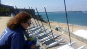 View from City Walls St Malo of Dinard - Victorian resort 100 years old, still popular