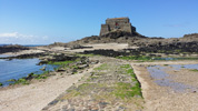 Walking to Petit Bé at low tide